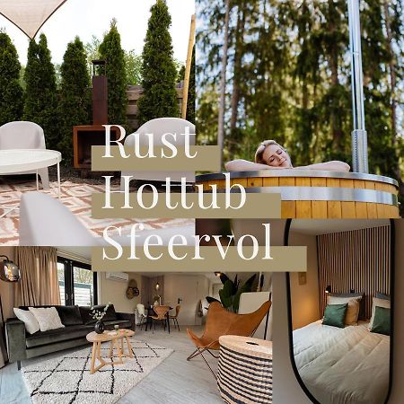 Bosrijk Chalet - Hottub - Veluwe Putten Εξωτερικό φωτογραφία