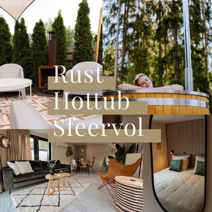 Bosrijk Chalet - Hottub - Veluwe Putten Εξωτερικό φωτογραφία